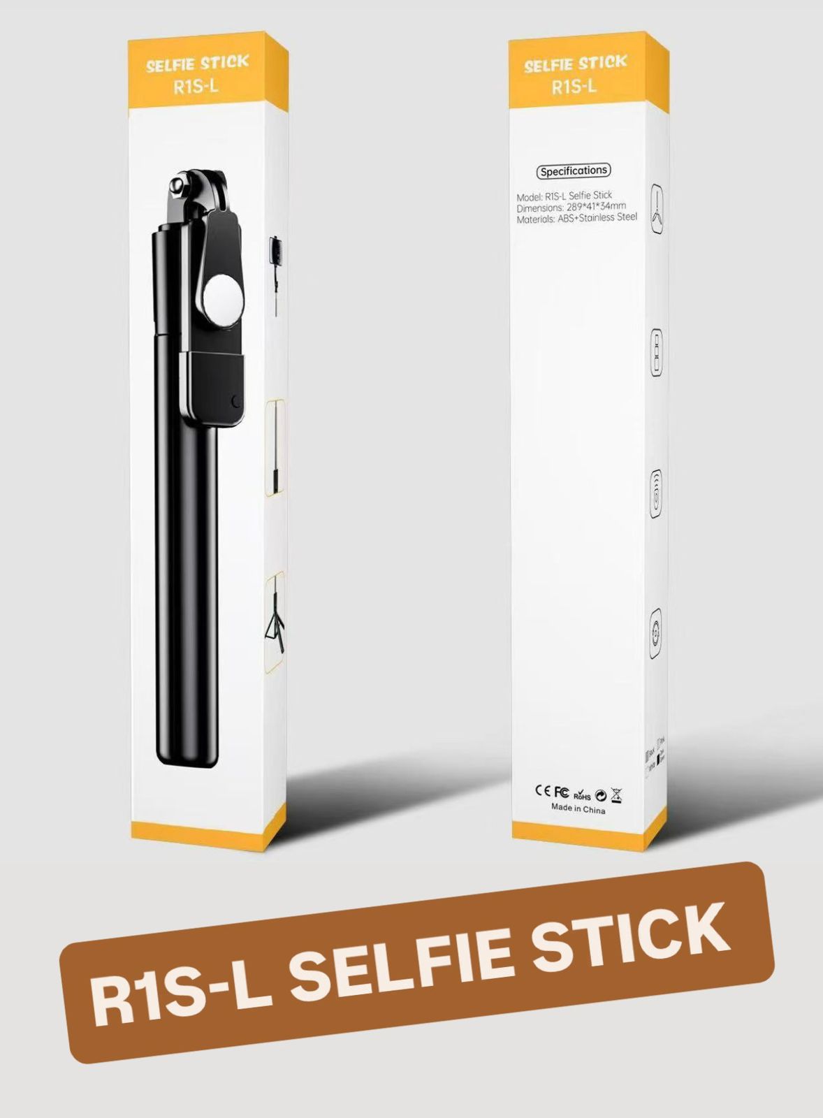 4-in-1 R1SL Selfie Stick Tripod – Bluetooth Remote, LED Fill Light & Retractable Phone Holder for Vlogging and Photography