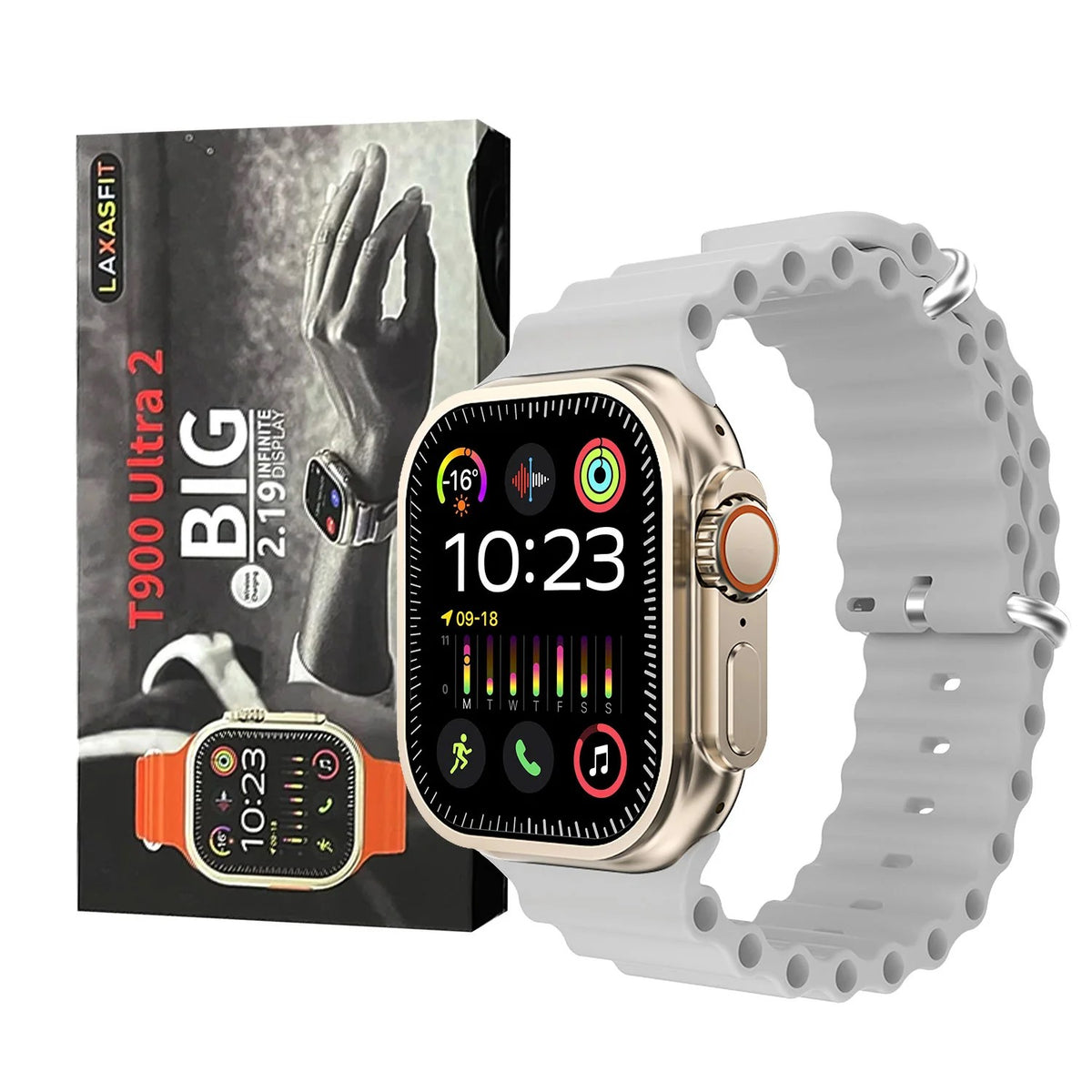Ultra X T900 Smart Watch – Bluetooth Calling & Fitness Tracker | Black Edition