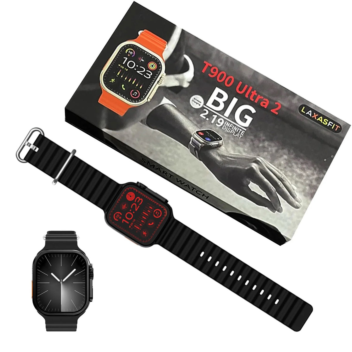 Ultra X T900 Smart Watch – Bluetooth Calling & Fitness Tracker | Black Edition
