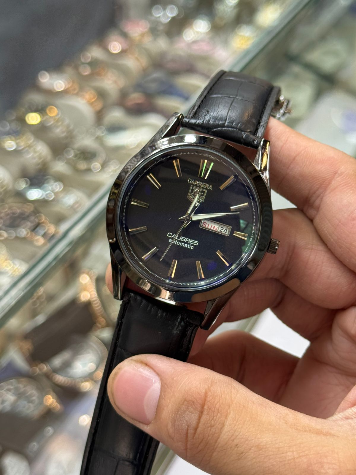Carrera Calibre 5 - Luxury Swiss Watch With Leather Strap Mens Watch Wrist Watch | Best Quality Men Watch | Best Quality Analog Watch For Men