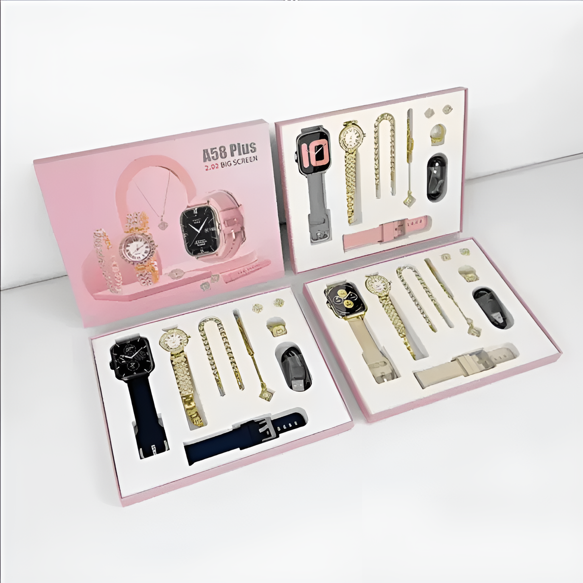 A58 Plus 6 in 1 - Smartwatch For Women | Best Quality Smart Watch For Girls | Perfect For Gift
