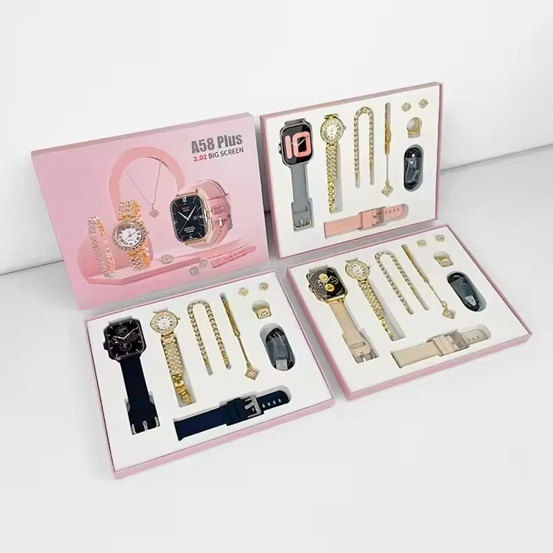 A58 Plus 6 in 1 - Smartwatch For Women | Best Quality Smart Watch For Girls | Perfect For Gift