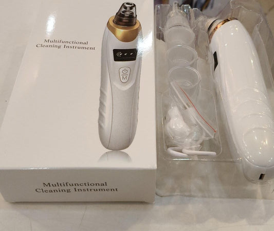 Professional Digital Blackhead Remover Vacuum – Electric Pore Cleaner & Acne Removal Facial Tool with LED Display