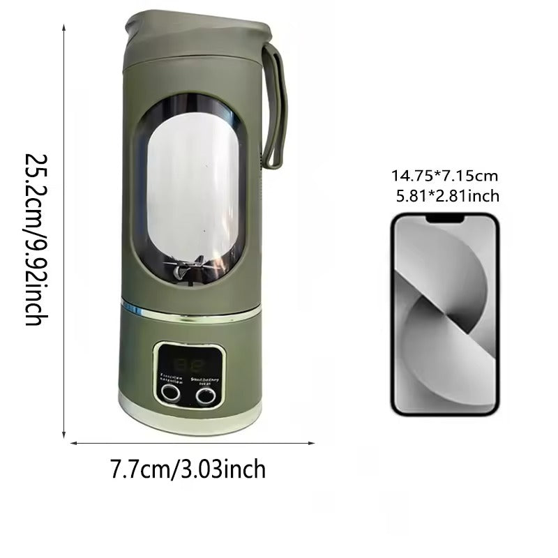 Portable USB Rechargeable Blender – Personal Smoothie Maker & Mini Juicer Cup for Shakes, Juices & Travel