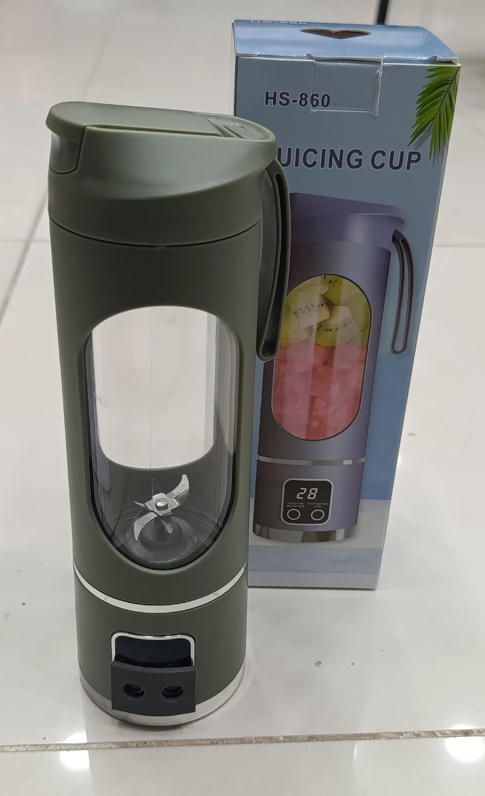 Portable USB Rechargeable Blender – Personal Smoothie Maker & Mini Juicer Cup for Shakes, Juices & Travel