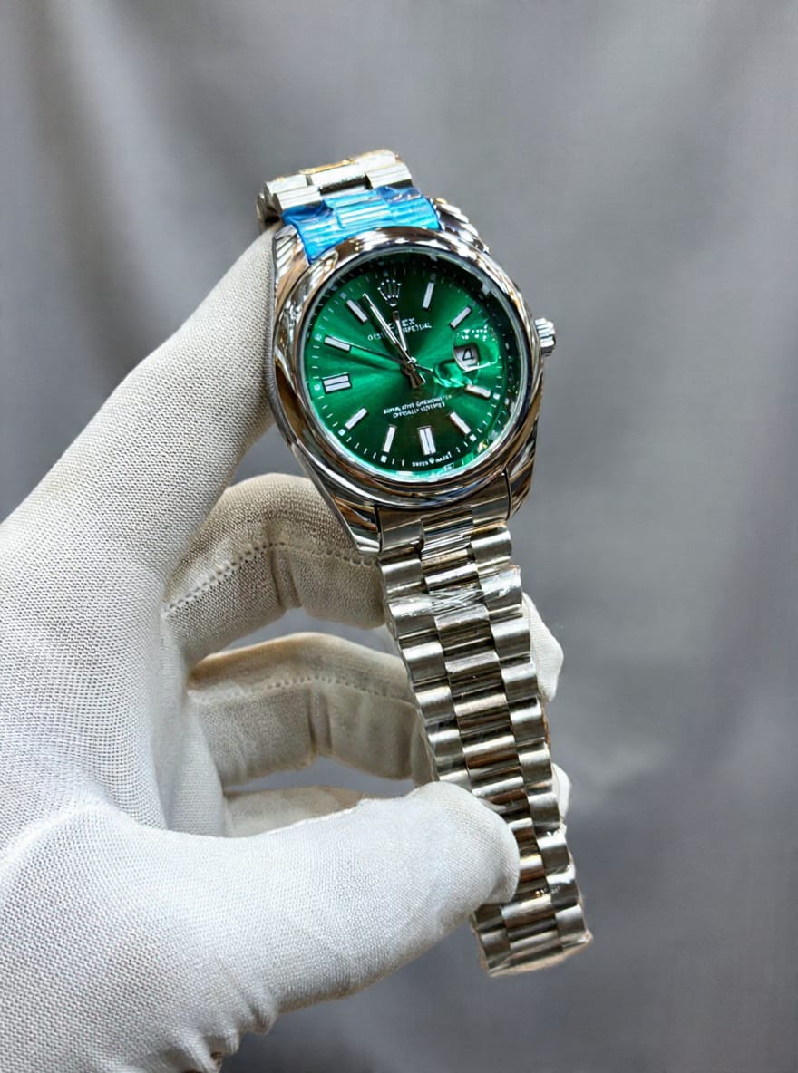 Rolex Style Oyster Perpetual Men's Watch